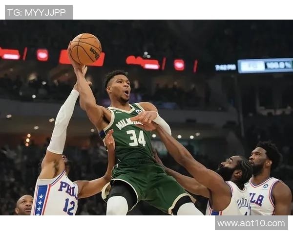 雄鹿队大胜76人，字母哥砍下三双，霸气引领胜利